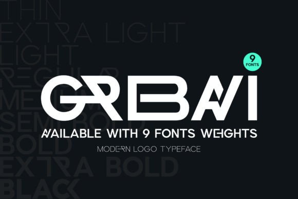 Download Grebavi | Modern Logo Typeface - Typeface Collection